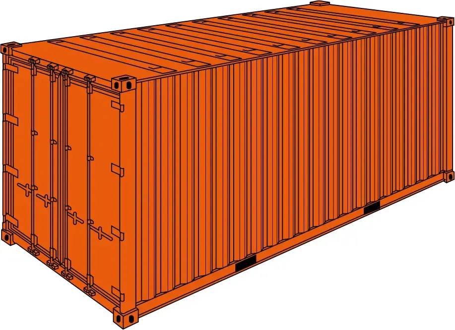 20' Steel Cargo Container / 8' 6" high