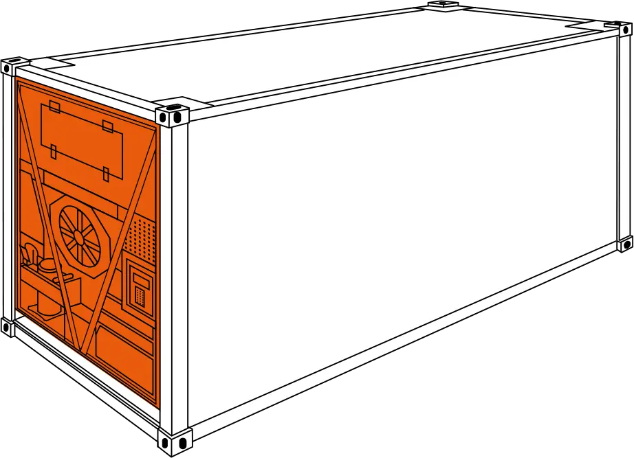 20' Refrigerated Container Non-Foodstuff